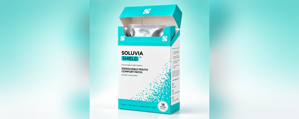 Soluvia Shield dissolvable mouth comfort patch box