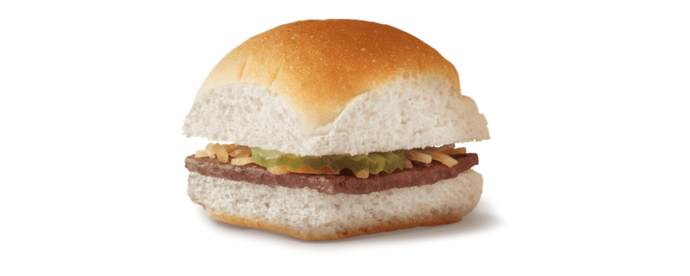 One White Castle Original Slider